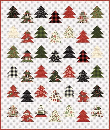 Tree Farm Quilt Pattern LLS123 By Keera Job from Live Love Sew Pattern Co Printed Pattern Only