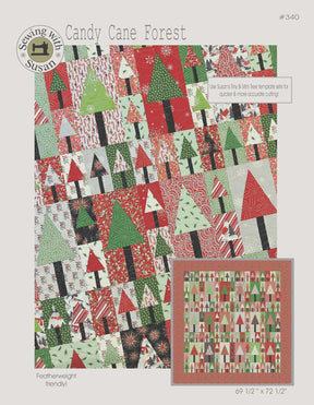 Candy Cane Forest SUZ340 from Suzn Quilts by Susan Marth