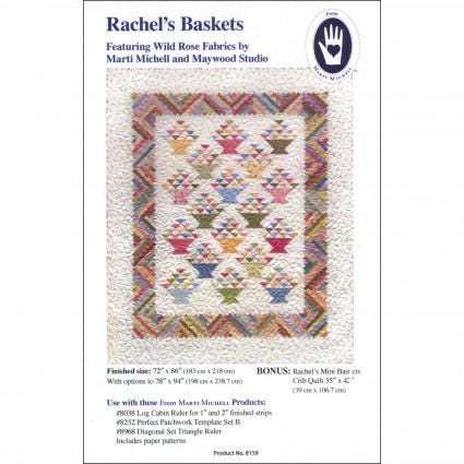 Rachel's Baskets Quilt Pattern by Marti Michell 8159 Printed Pattern Only