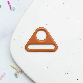 1.5" Triangle Ring Carmel SSCH80 by Stitch Supply Co Bag hardware