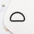 1.5" D Ring Matt Black SSCH77 by Stitch Supply Co Bag Hardware