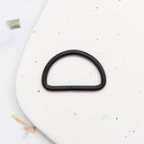 1.5" D Ring Matt Black SSCH77 by Stitch Supply Co Bag Hardware