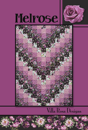 Melrose Printed Quilt Pattern by Villa Rosa Designs 46" x 63"