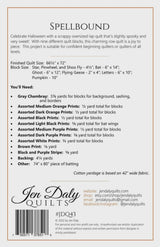 Spellbound Quilt Pattern JDQ43 by Jen Daly Quilts Paper Pattern Only