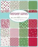 Reindeer Games Reindeer Dots Winter White Yardage 22440-11 By Me And My Sister Designs Sold In 1/2 Yard Increments Cut Continuously