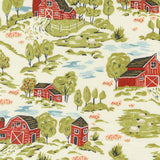 Farmstead Barns Porcelain Yardage by Stacy Iest Hsu for Moda Fabrics 20901 11 Sold in 1/2 Yard increments