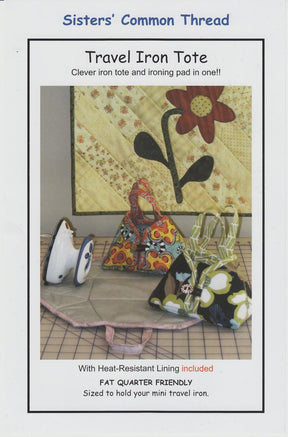 Travel Iron Tote Pattern SCT 10105 Printed Pattern Only by Sisters' Common Thread