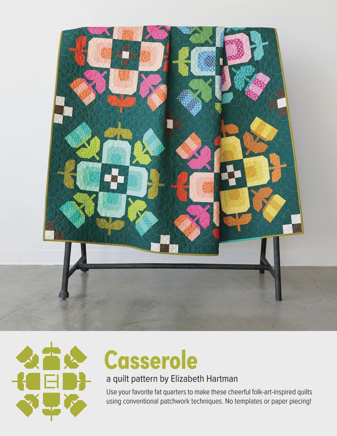Casserole Quilt Pattern EH-052 by Elizabeth Hartman Paper Pattern ONLY