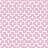 a repeating pattern of pink and cream-colored flowers or shapes, creating a visually appealing and harmonious design.