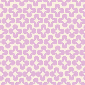 a repeating pattern of pink and cream-colored flowers or shapes, creating a visually appealing and harmonious design.