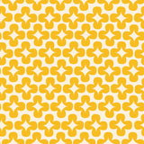 a repeating pattern of yellow flowers on a white background.