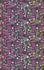 Deja Vu Prince Charming Licorice Dandelion Yardage PWTP279-Licorice by Tula Pink for Free Spirit Fabrics 1/2 yard increments