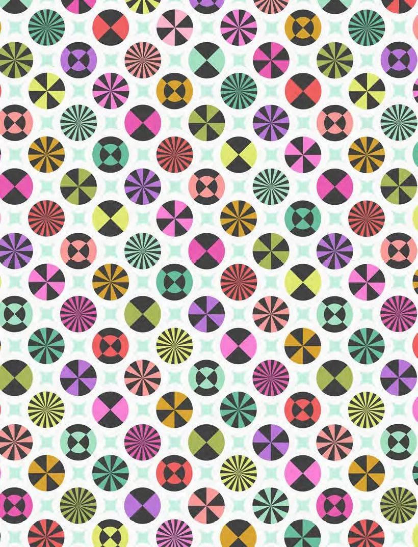 Deja Vu Prince Charming Sugar Russ Taffy Yardage PWTP278-Sugarrush by Tula Pink for Free Spirit Fabrics 1/2 yard increments