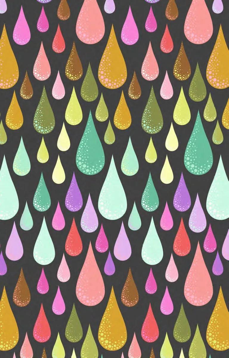 Deja Vu Prince Charming Licorice Dew Drops Yardage PWTP275-Licorice by Tula Pink for Free Spirit Fabrics 1/2 yard increments
