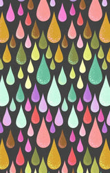 Deja Vu Prince Charming Licorice Dew Drops Yardage PWTP275-Licorice by Tula Pink for Free Spirit Fabrics 1/2 yard increments