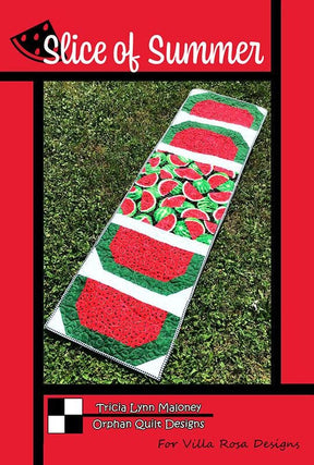 Slice of Summer table runner pattern OQ065 Villa Rosa Designs