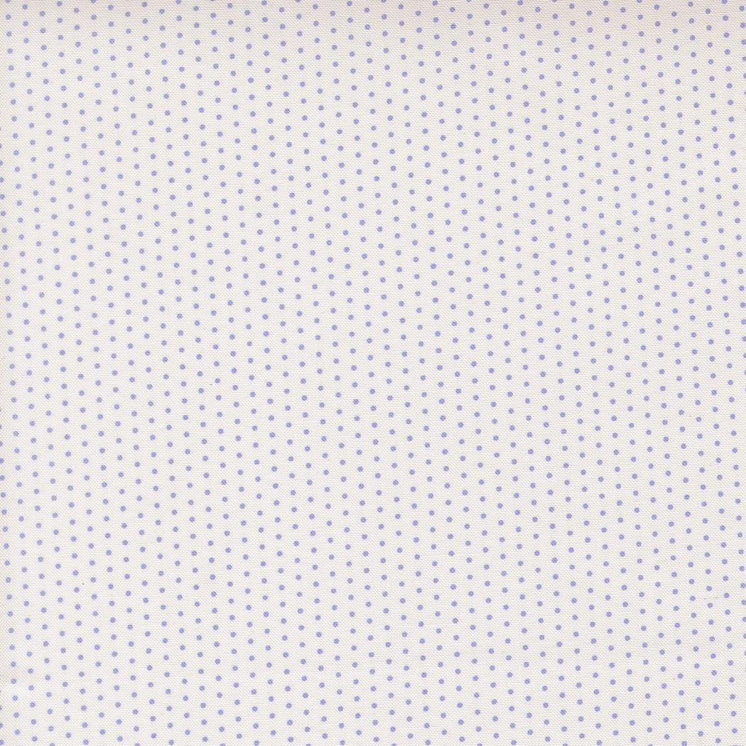 The image is a plain white background with small blue dots arranged in a grid-like pattern.