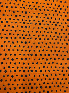 Cats Bats and Jacks, Dots Orange Yardage SKU: C8056-ORANGE by My Mind's Eye for Riley Blake Designs