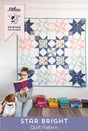 Star Bright Quilt Pattern by Melissa Mortenson of Polka Dot Chair 64" x 64"