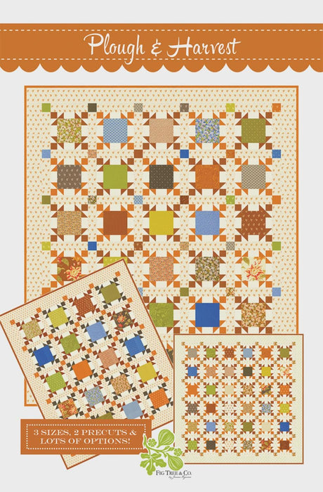 Plough & Harvest Printed Pattern Only by Fig Tree and Company FTQ4003