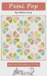 Petal Pop Quilt Pattern by Melissa Corry HQ114 for Happy Quilting Printed Pattern Only