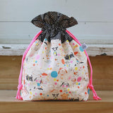 Lined Drawstring Bag ICO-101 From In Color Order By Jeni Baker, Paper Pattern Only