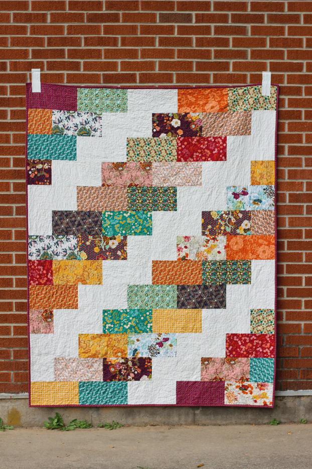Side Braid Quilt Pattern ICO-104 From In Color Order By Jeni Baker, Paper Pattern Only