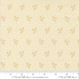 The image is a fabric with a repeating pattern of small brown acorn shapes, creating a textured and visually appealing design.