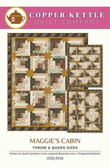 Maggie's Cabin Quilt pattern CKQ-2418 By Sarah Sumbera For Copper Kettle Quilt Company