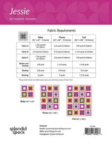 Jessie Quilt Paper Pattern SS488 by Suzanne Jackman for Splendid Speck 3 sizes Baby, Throw and Twin