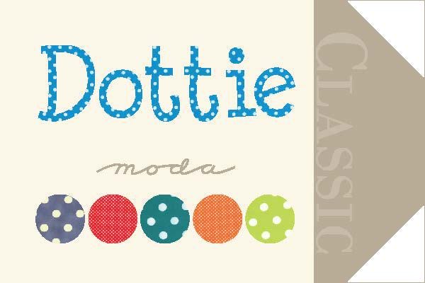 Moda Dottie Black Dots on White 45008 17 By Moda Fabrics Sold in 1/2 Yard Increments
