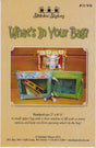 What's In your Bag? Paper pattern only by Cheryl Von Ruden for Stichin' Sisters 70 WB