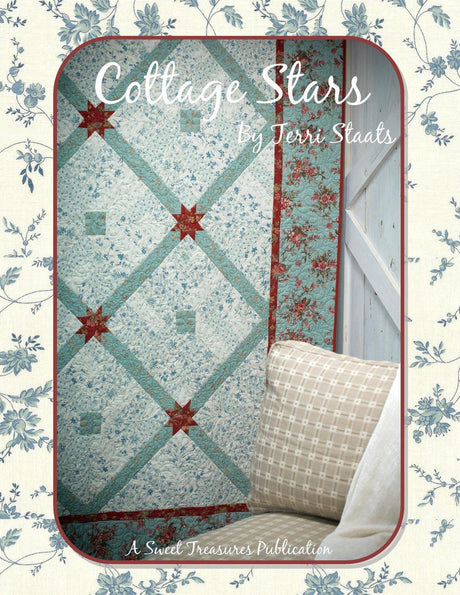 Cottage Stars Printed Pattern only ST-313B by Terri Staats for Sweet Treasures