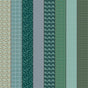 a collection of nine vertical stripes, each with a unique pattern and color. The stripes vary in size and orientation, creating a visually interesting and diverse arrangement.