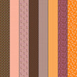 a collection of nine vertical stripes, each with a unique pattern and color. The stripes vary in size and orientation, creating a visually interesting and diverse arrangement.