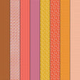 a collection of nine vertical stripes in various colors and patterns, including polka dots, stripes, and floral designs.