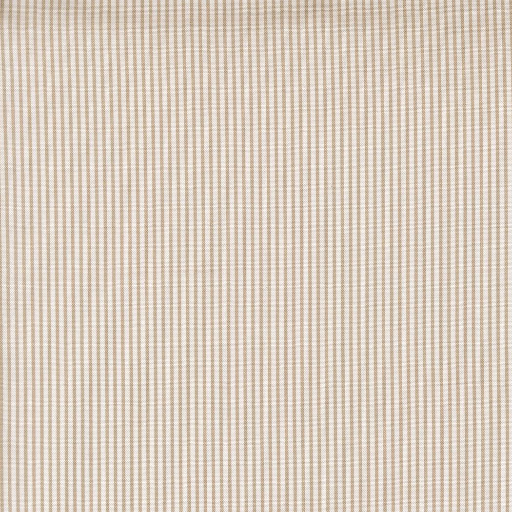 The image is a simple, flat design with horizontal stripes in various shades of brown and beige.