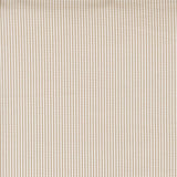 The image is a simple, flat design with horizontal stripes in various shades of brown and beige.