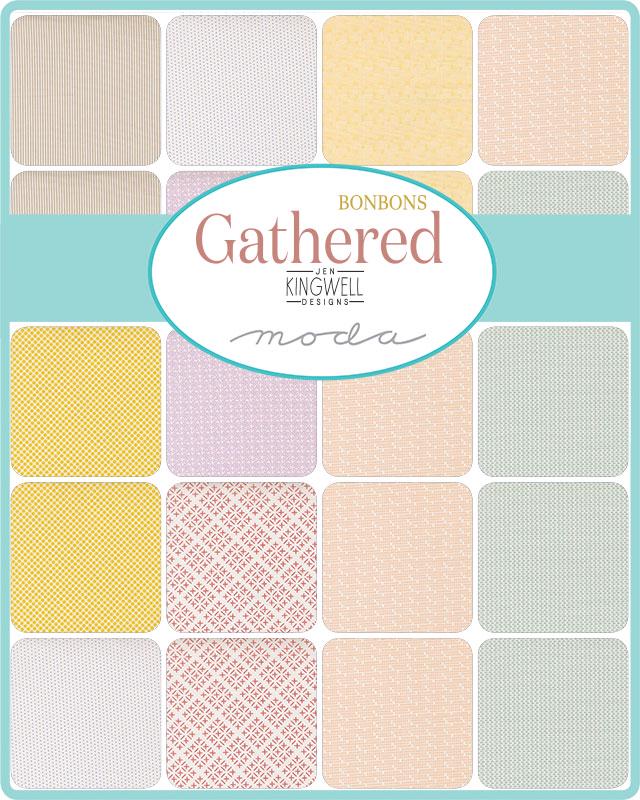 The image is a collage of various fabric patterns and textures, including stripes, polka dots, and geometric designs, arranged in a grid-like pattern.
