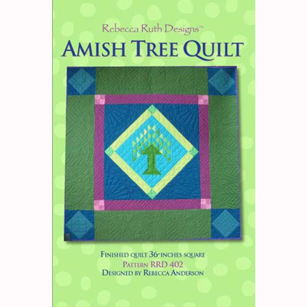 Amish Tree Quilt Pattern RRD 402 by Rebecca Ruth Designs 36" x 36" Printed Pattern Only