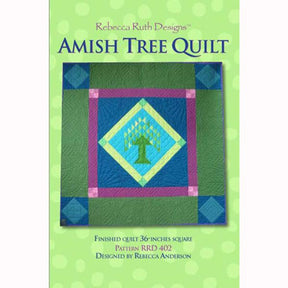 Amish Tree Quilt Pattern RRD 402 by Rebecca Ruth Designs 36" x 36" Printed Pattern Only