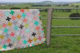 Little Crosses Quilt Pattern EJ003 by Emma Jean Jansen - Advanced Beginner - Makes 3 sizes perfect for using your scraps