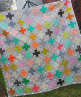 Little Crosses Quilt Pattern EJ003 by Emma Jean Jansen - Advanced Beginner - Makes 3 sizes perfect for using your scraps
