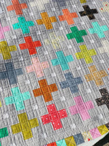 Little Crosses Quilt Pattern EJ003 by Emma Jean Jansen - Advanced Beginner - Makes 3 sizes perfect for using your scraps