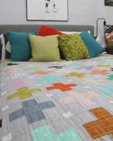 Little Crosses Quilt Pattern EJ003 by Emma Jean Jansen - Advanced Beginner - Makes 3 sizes perfect for using your scraps