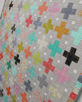 Little Crosses Quilt Pattern EJ003 by Emma Jean Jansen - Advanced Beginner - Makes 3 sizes perfect for using your scraps