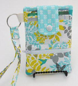 Phone Wallet Set Embroidery Designs on CD PHNWLTWHS by Embroidery Garden