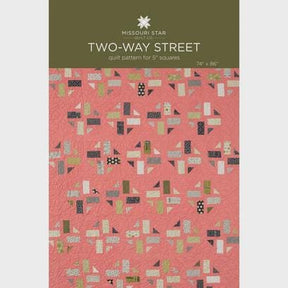 Two-Way Street Quilt Pattern PAT1875 by Missouri Star - size 74" x 86" Printed Pattern Only