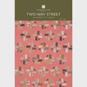 Two-Way Street Quilt Pattern PAT1875 by Missouri Star - size 74" x 86" Printed Pattern Only
