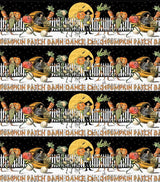 Pumpkin Patch Barn Dance Border Stripe White CD14573-WHITE by J. Wecker Frisch for Riley Blake Designs Sold in 1/2 Yard Incremdnts